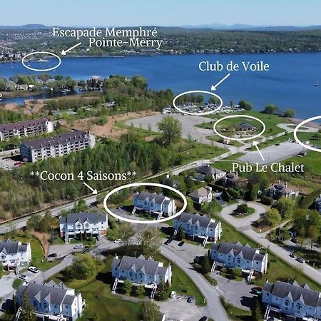 *Nouveaute* Foyer Au Bois, Plage, Montagne Et + Magog Exteriör bild