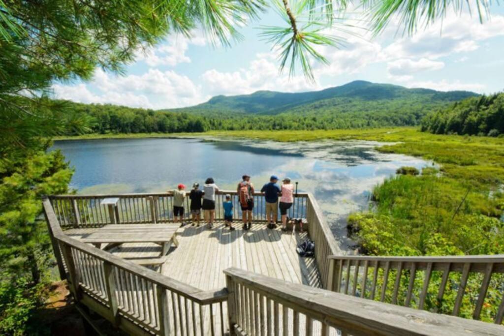 *Nouveaute* Foyer Au Bois, Plage, Montagne Et + Magog Exteriör bild